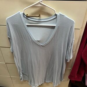 American Eagle Outfitters Blue Short Sleeve Relaxed T-Shirt